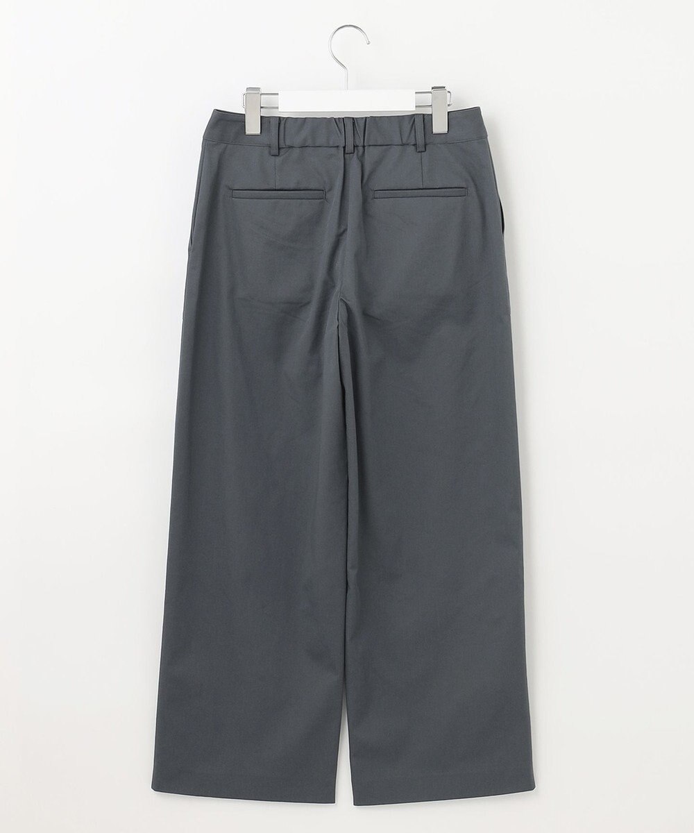 J.PRESS LADIES 【洗える】 ストレッチツイル セミワイド ベイカー パンツ 