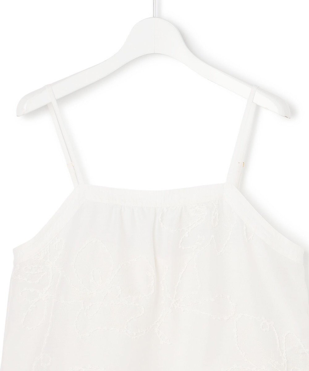 23区 【先行予約】シアーエンブロイダリー キャミソール コンビ Tシャツ 