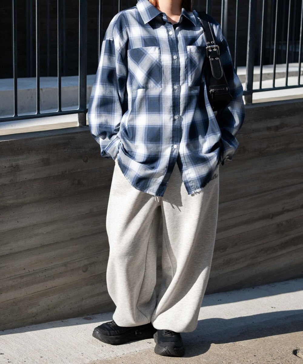 WEGO チェックBIGシャツ 