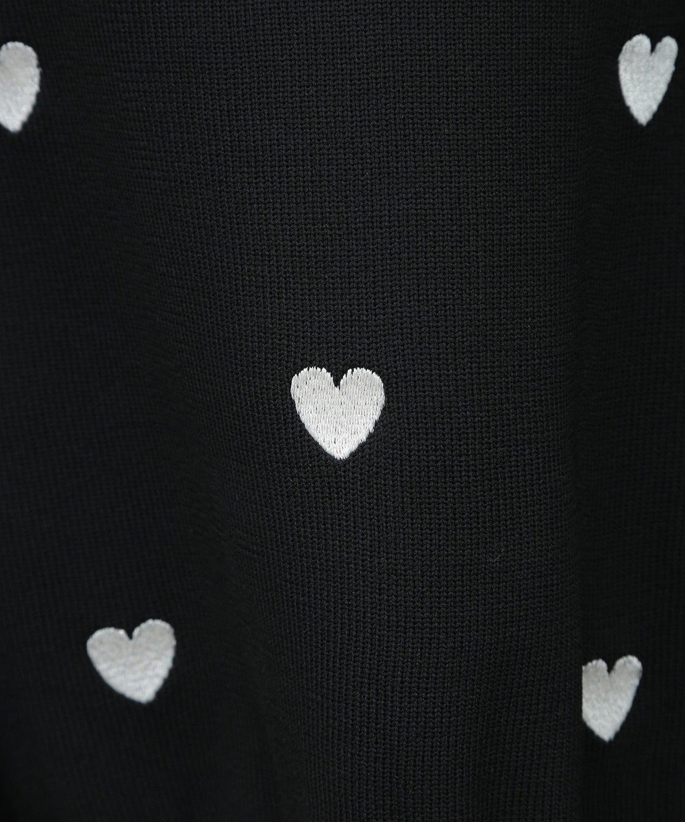 Green Parks ・ｓｗｉｎｇ　ｂｙ　ハート刺繍ニット 
