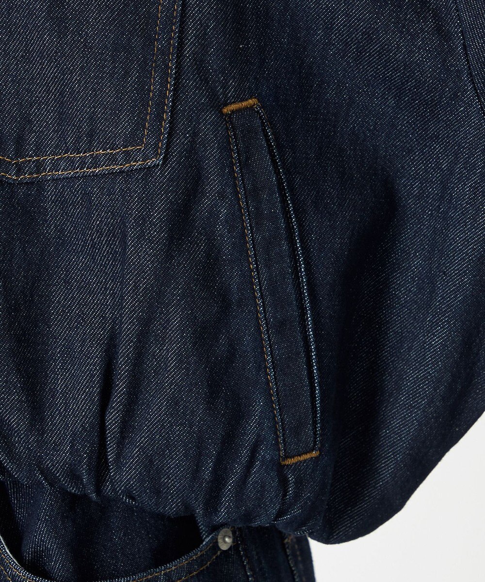 NAVE 【ReNAVE・洗える/中綿】ライトデニム ブルゾン 