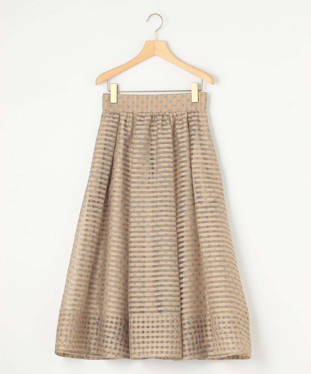 組曲 S 【セットアップ対応可】モノグラムプリントフレアスカート 