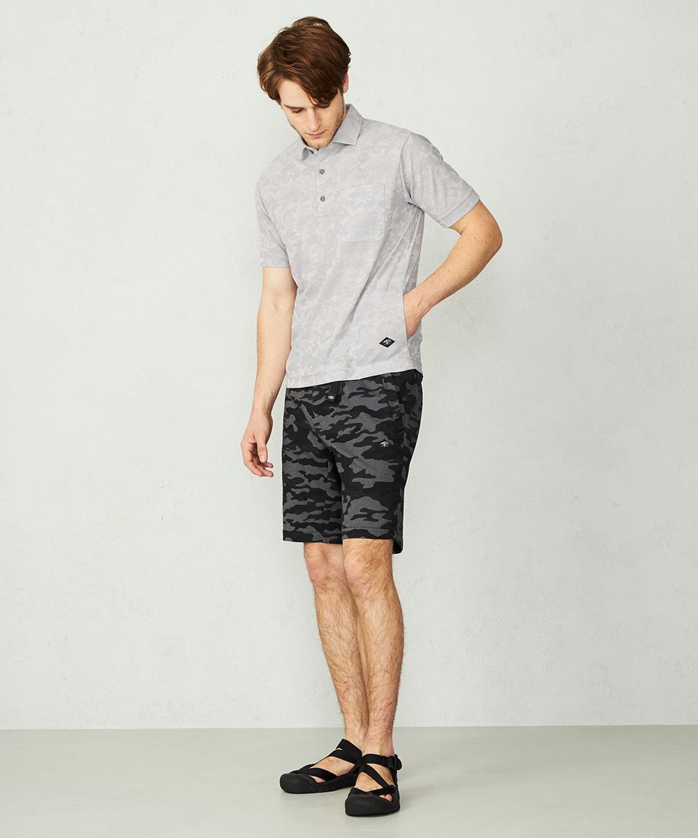 JOSEPH ABBOUD MOUNTAIN 【UNISEX】クールスキンガードカモ ポロシャツ 