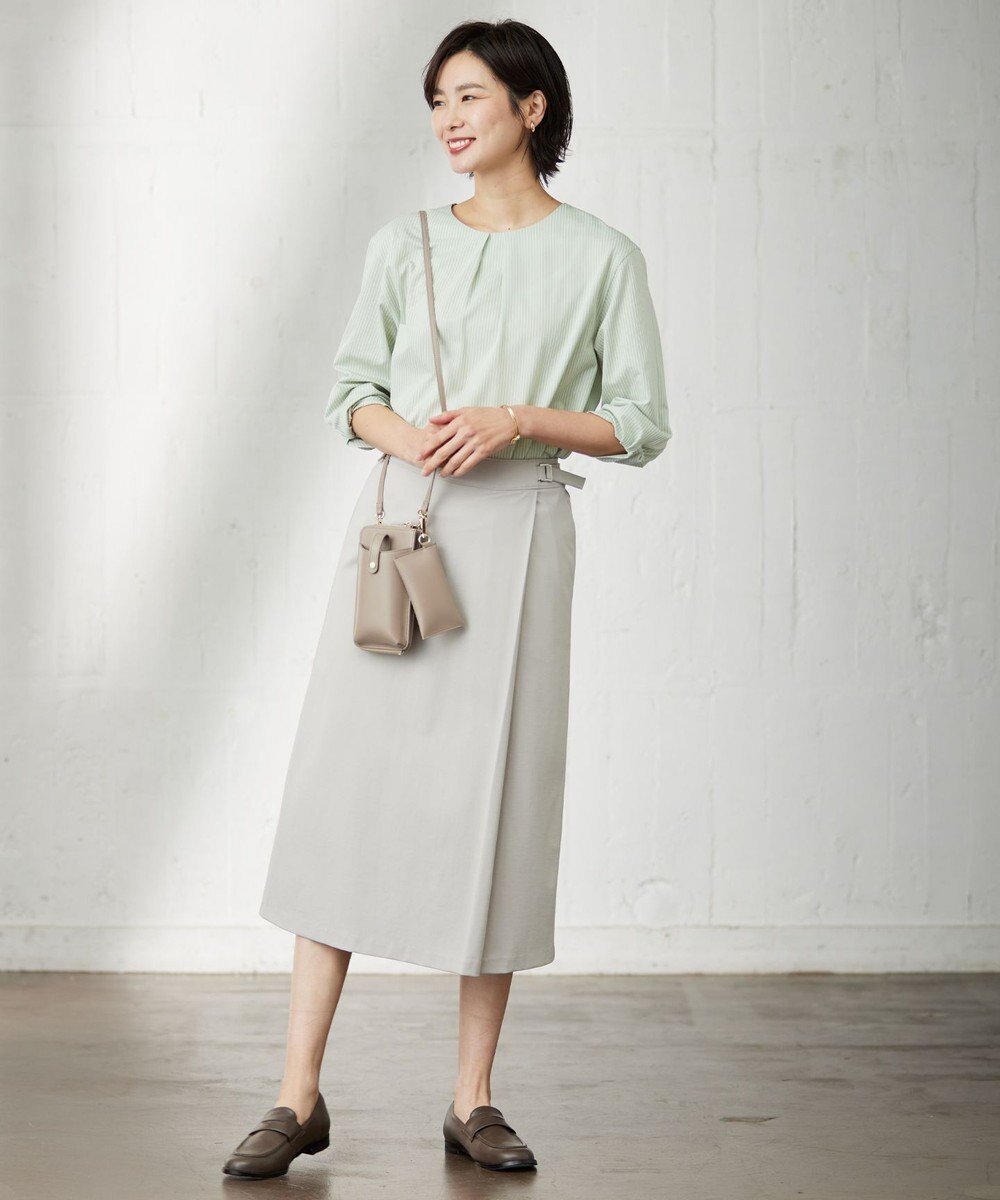 J.PRESS LADIES S 【洗える】 Hari-Puru jersey スカート 