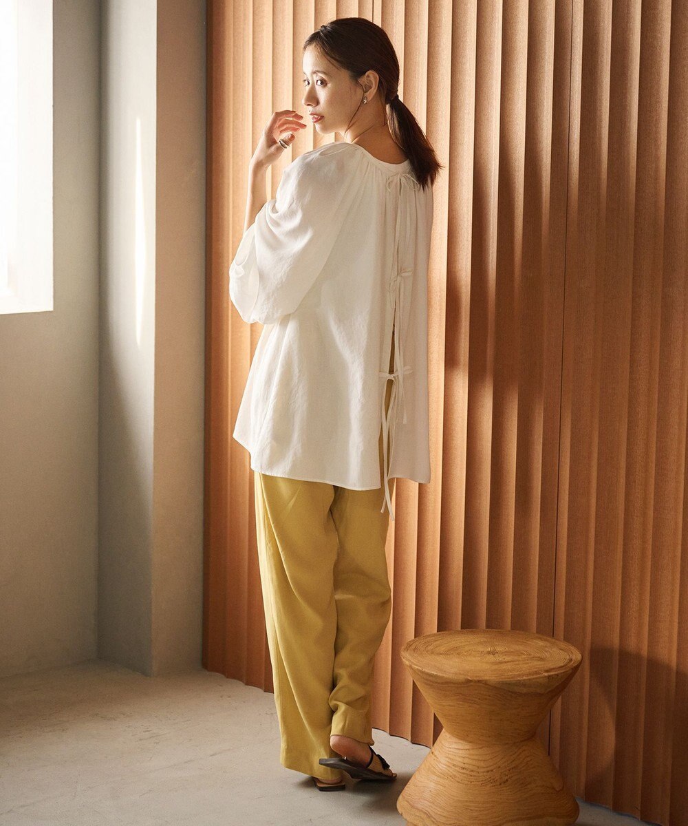 #Newans 2WAYシアーボレロブラウス 