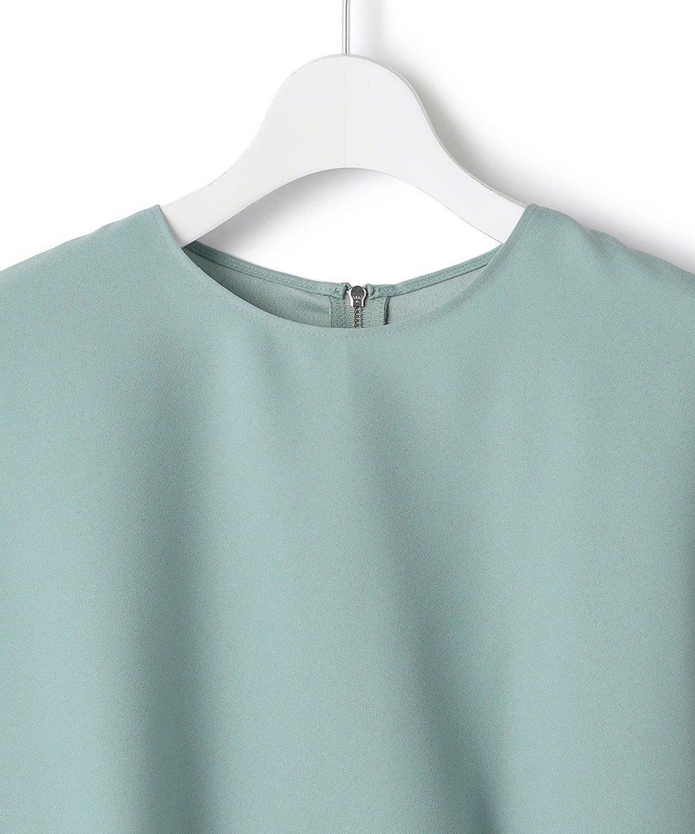 ICB FluidBackSatin フレンチスリーブブラウス 