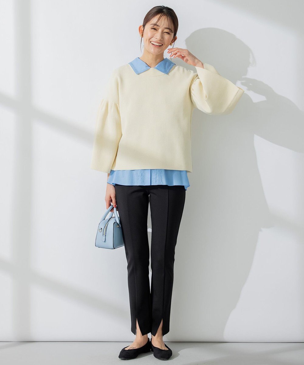 組曲 AMOSSAベルスリーブ ニット 