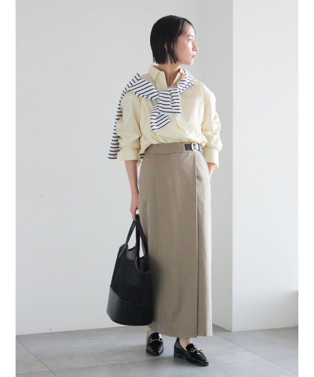 Te chichi サイドベルトチノタイトスカート 