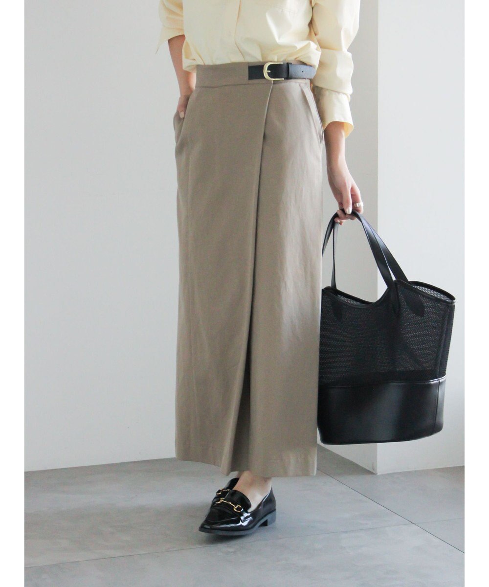 Te chichi サイドベルトチノタイトスカート 