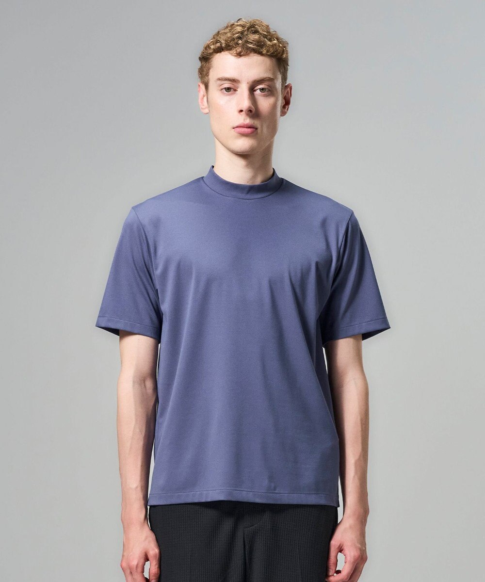 JOSEPH HOMME 新色追加【機能素材】ハイゲージベアスムース　モックネックＴシャツ 