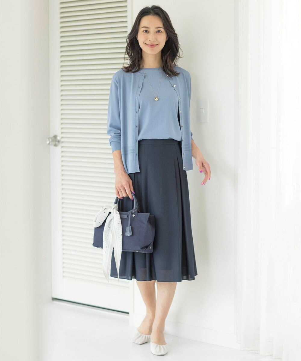 J.PRESS LADIES 小紋 プリント 剣先 スカーフ 