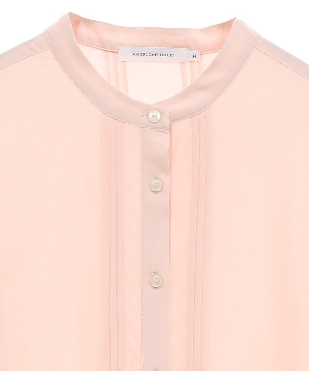 AMERICAN HOLIC サラックールタックブラウス 