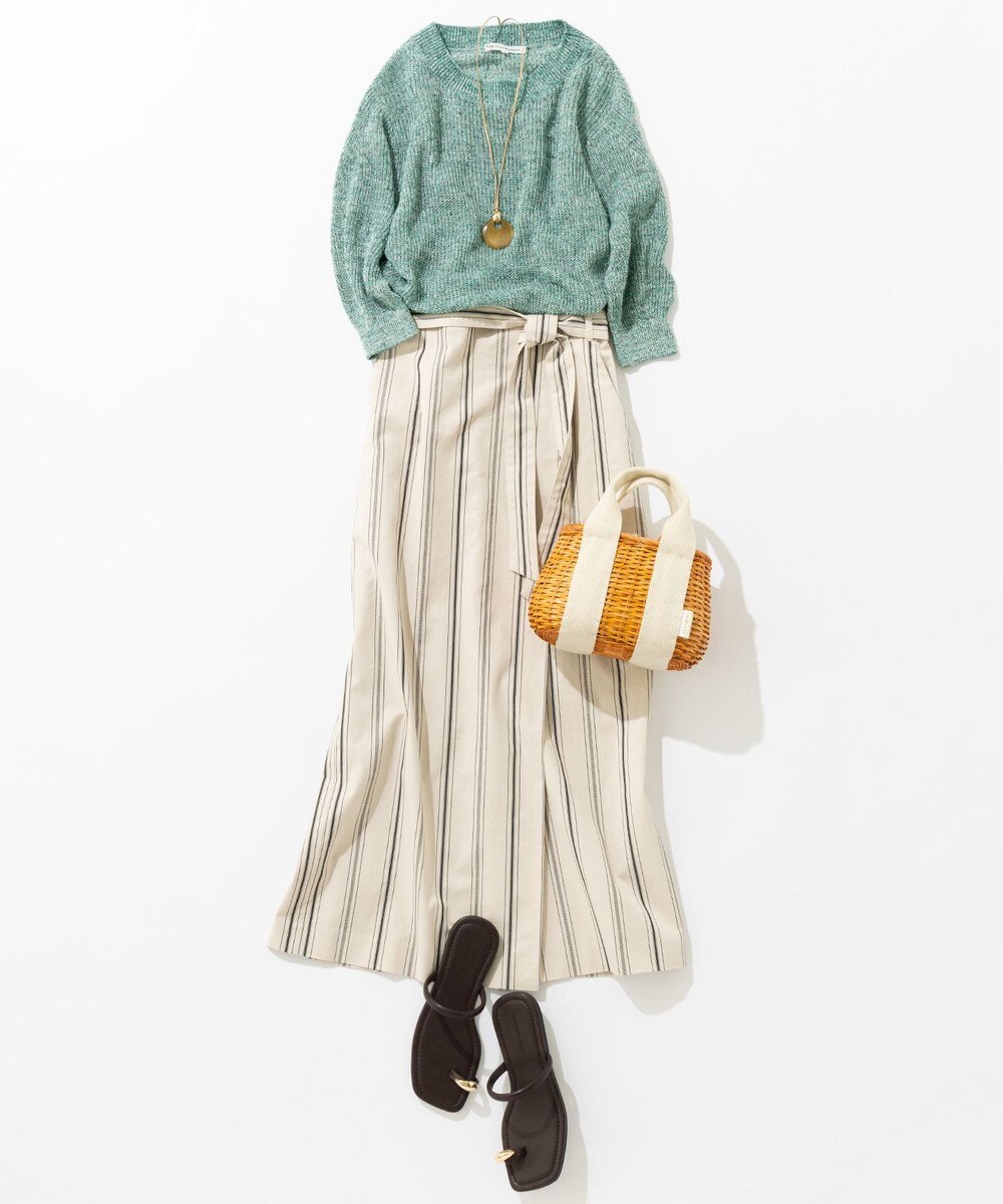 23区 VIOLAd'ORO MIRO スプリットラタン バスケットバッグ 