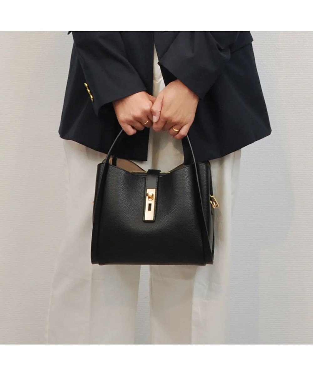 UNBILLION cachecache 3レイヤーヒネリ金具2wayトート 