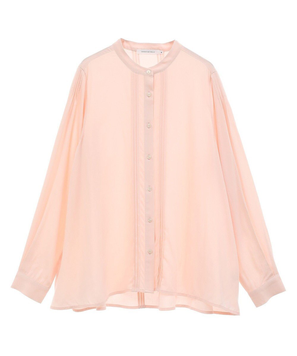 AMERICAN HOLIC サラックールタックブラウス 
