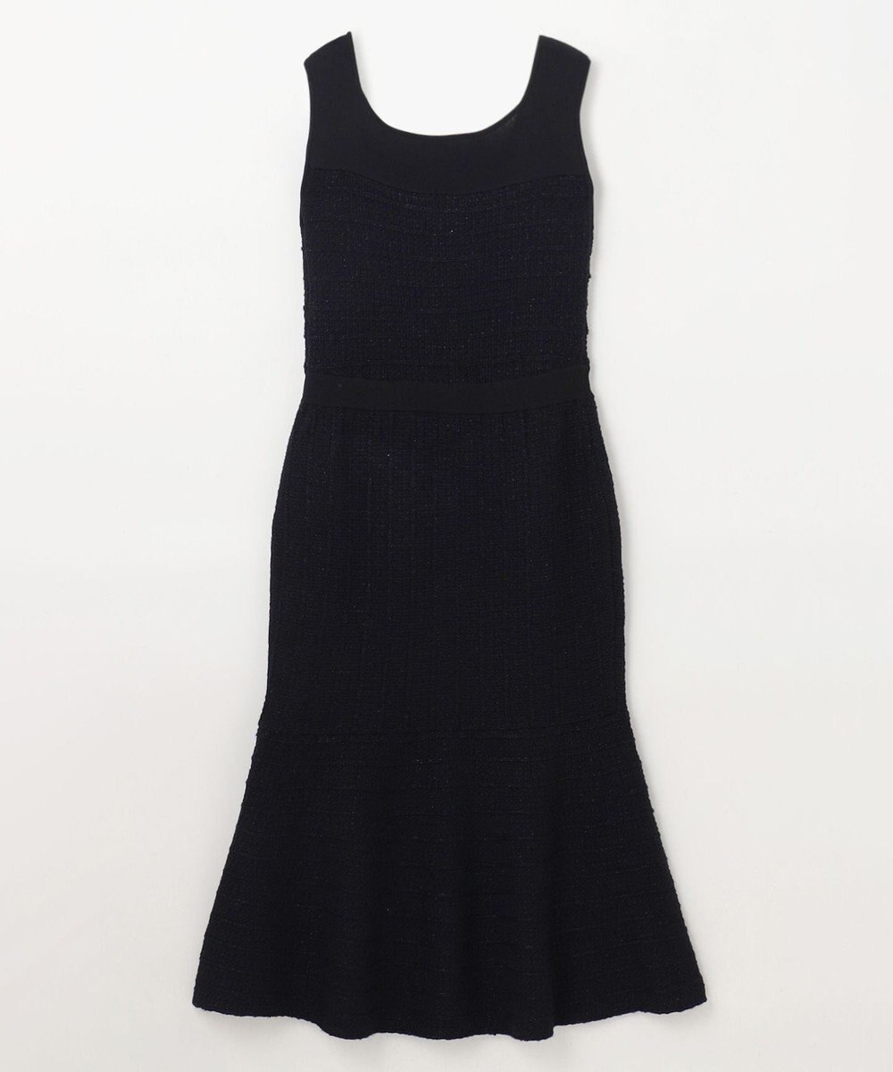 GRACE CONTINENTAL ツイードマーメイドニットワンピース 