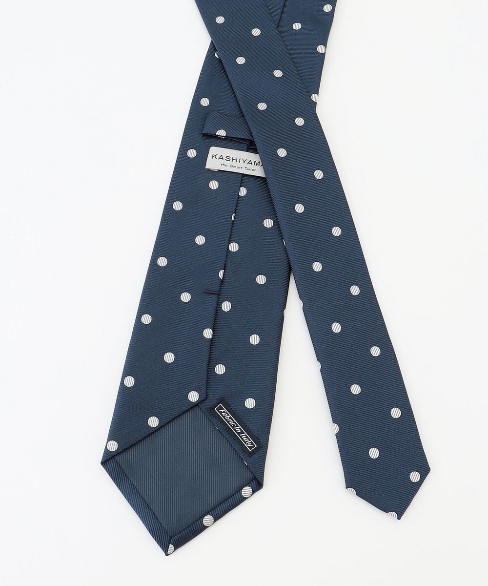 KASHIYAMA KASHIYAMAオリジナル【JAPAN MADE】ドットネクタイ 