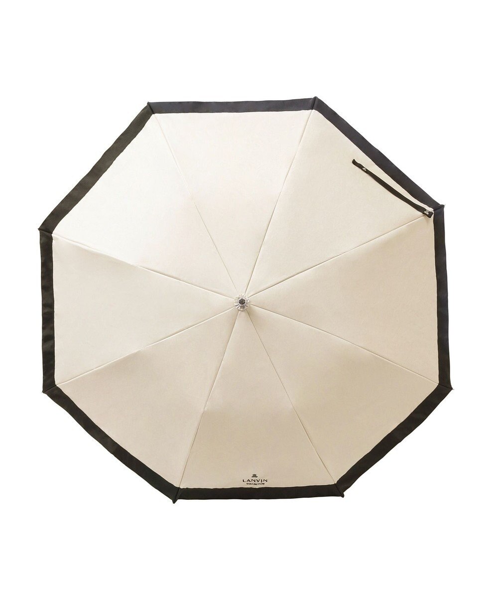 MOONBAT 【晴雨兼用日傘】ランバン コレクション（LANVIN COLLECTION）折りたたみ日傘 グログランリボン 