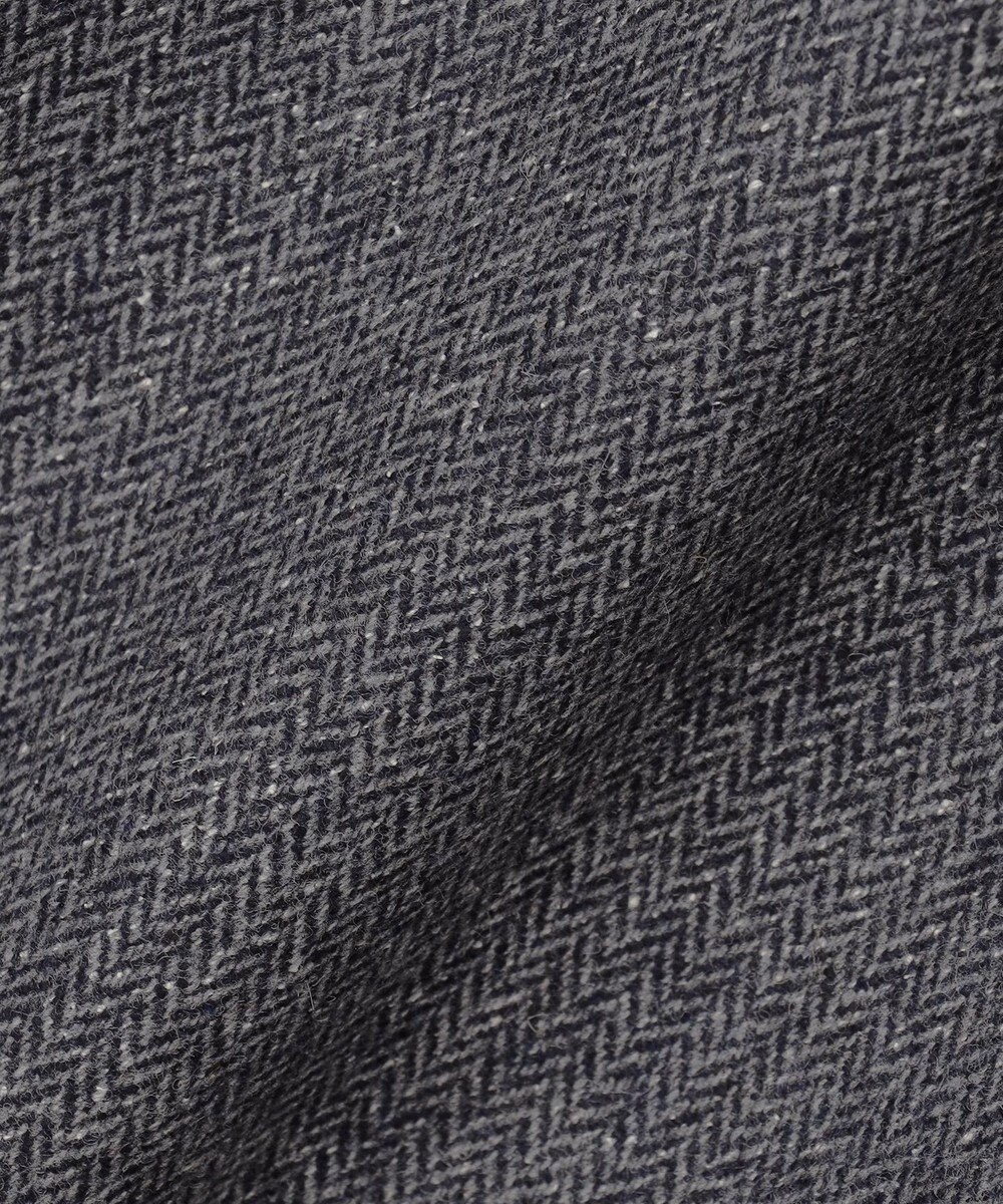 J.PRESS LADIES ネップヘリンボーンワイドパンツ 