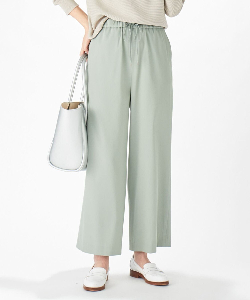 J.PRESS LADIES 【洗える】T／Rアルデンテツイル パンツ 