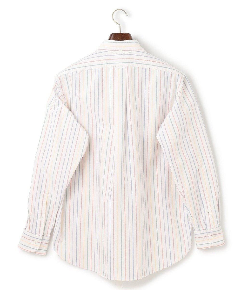 J.PRESS MEN コットンオックス マルチストライプ シャツ / ボタンダウン 