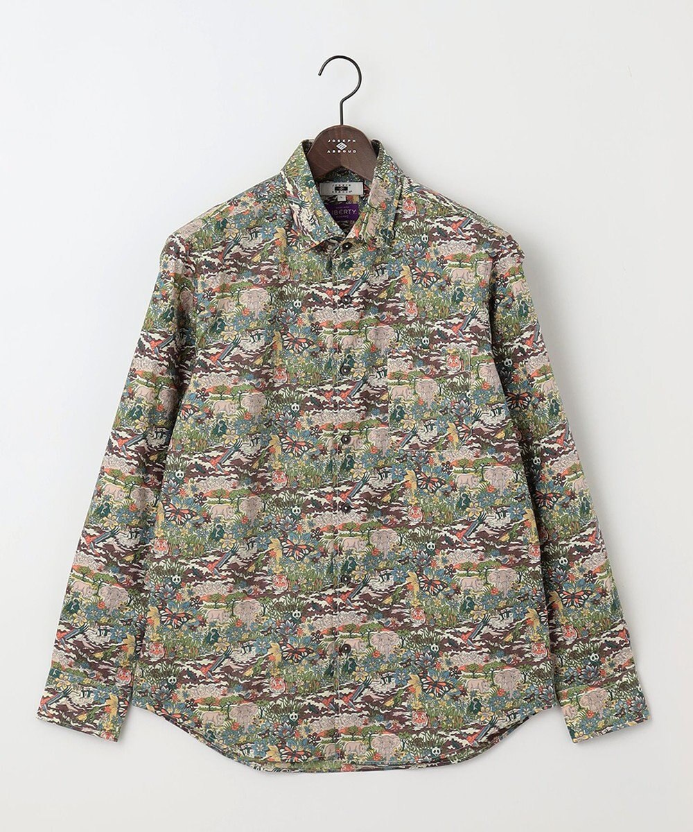 JOSEPH ABBOUD 【リバティー柄】プリントシャツ 