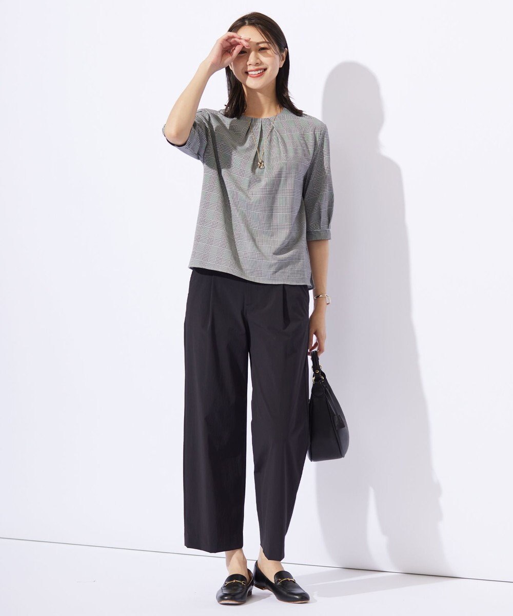 J.PRESS LADIES L 【洗える・撥水・接触冷感】アウトフィッター ワイド パンツ 