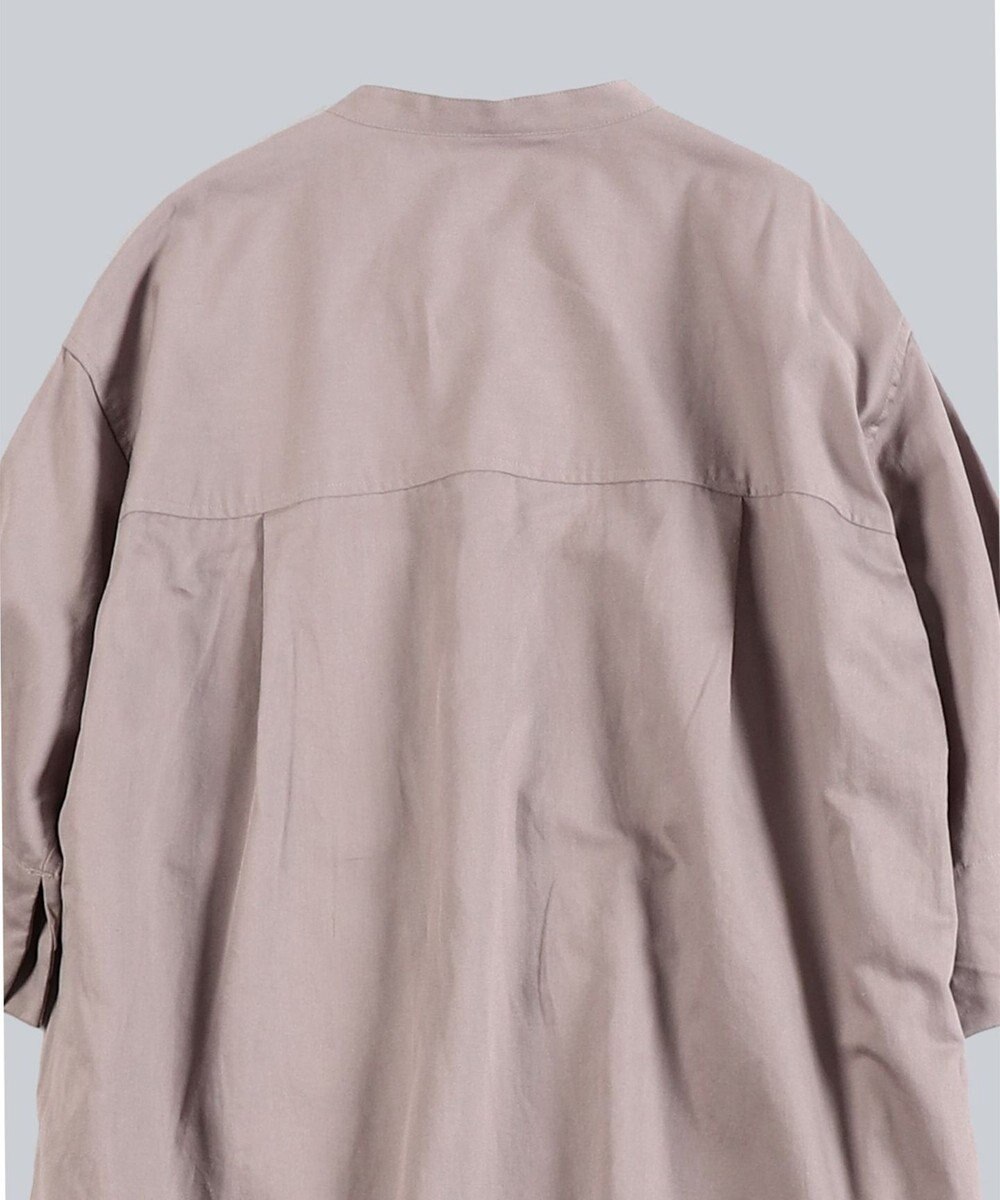 WHITE MAILS 【WOMEN】COTTON PAPER SOFT TWILL ワイドスリーブドレス 