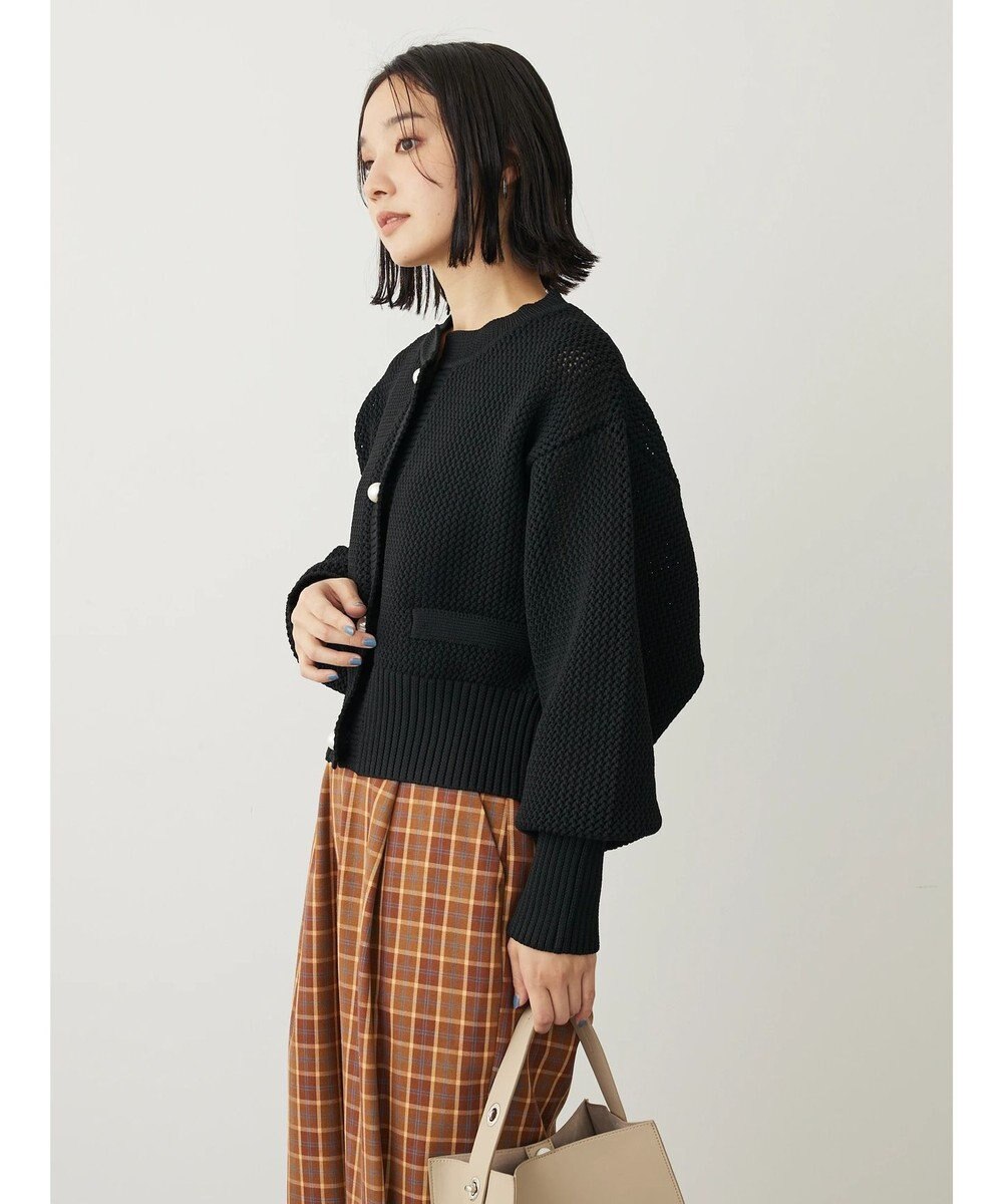 Green Parks ・ＥＬＥＮＣＡＲＥ　ＤＵＥ　パール釦カーディガン 