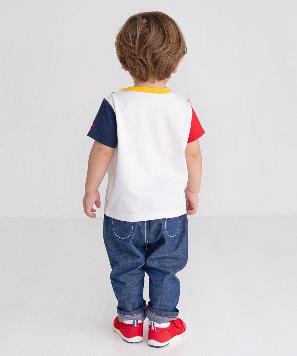 MIKI HOUSE HOT BISCUITS 【70-120cm】【Everyday Series】ワンポイント 半袖Tシャツ 