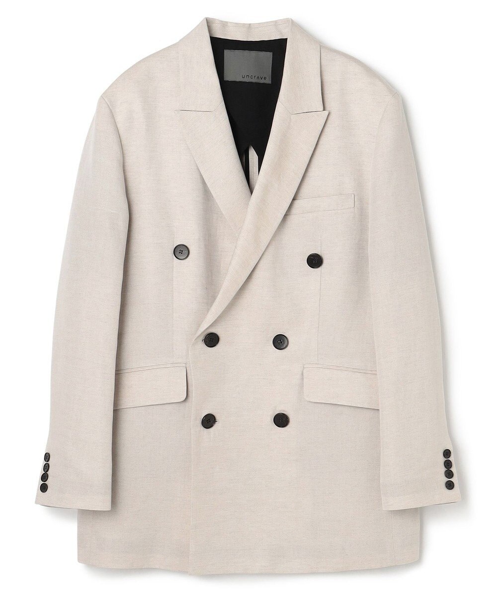uncrave テンセルライトリネン ビッグジャケット 