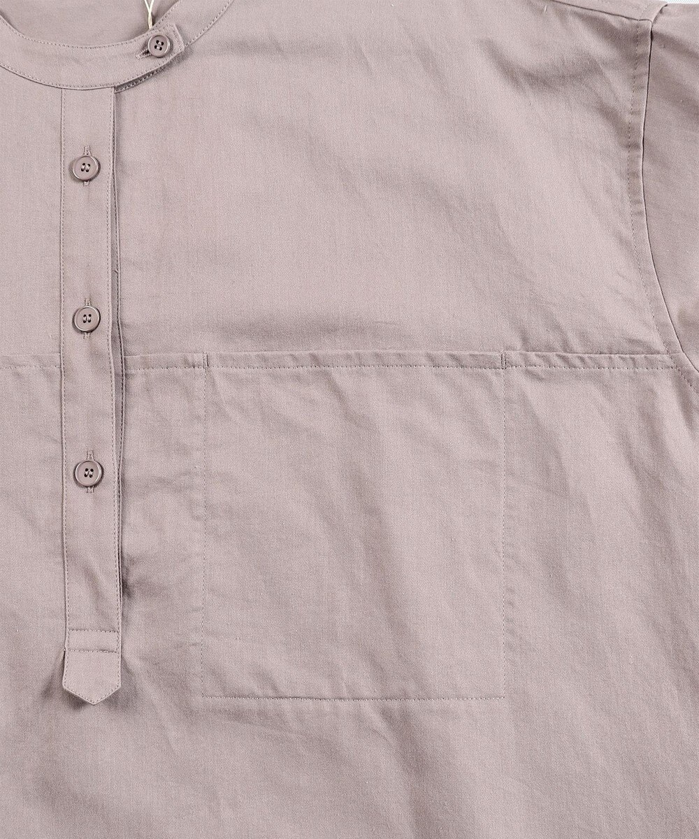 WHITE MAILS 【WOMEN】COTTON PAPER SOFT TWILL ワイドスリーブドレス 