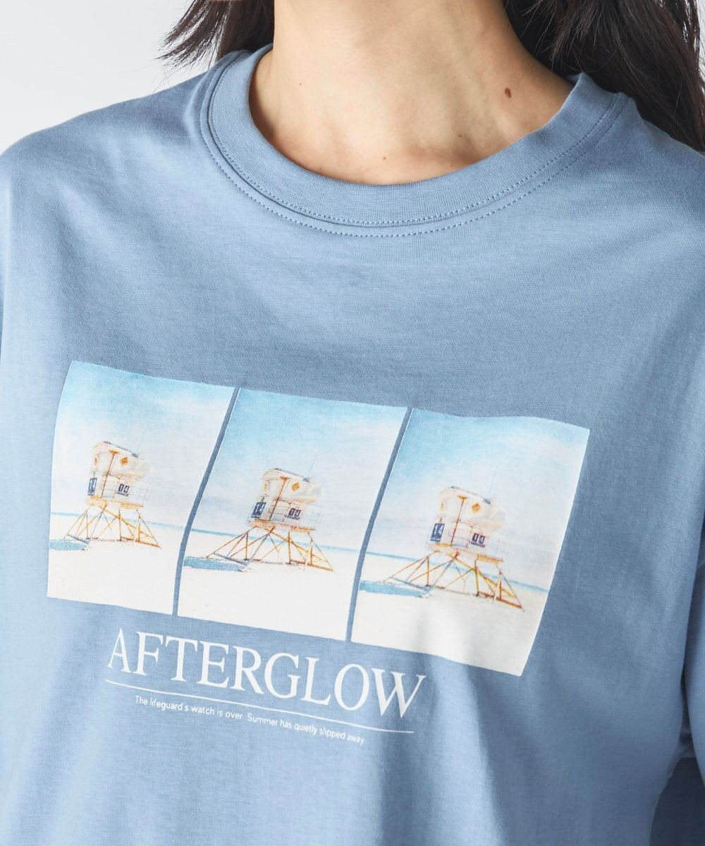 OP／FILA 【Ocean Pacific】フォトプリントTシャツ 