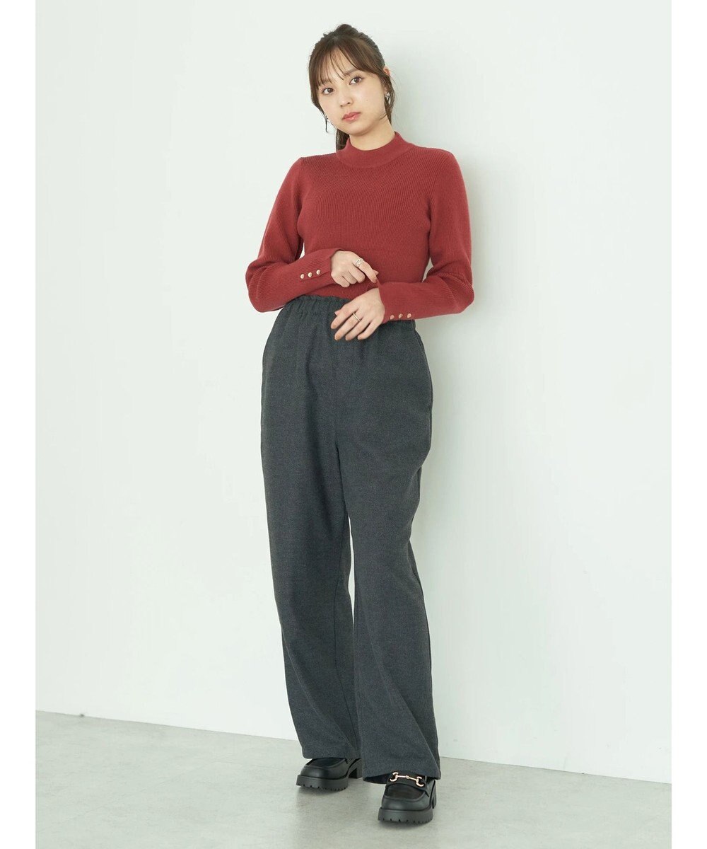 earth music&ecology ヘリンボーンイージーパンツ 