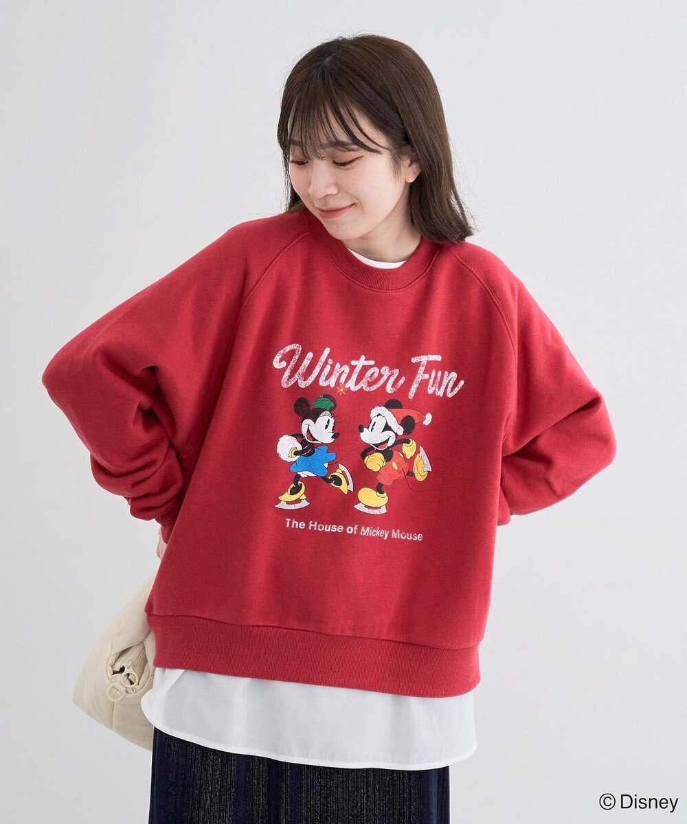 Green Parks ミッキー＆フレンズ／半起毛裏毛プルオーバー 