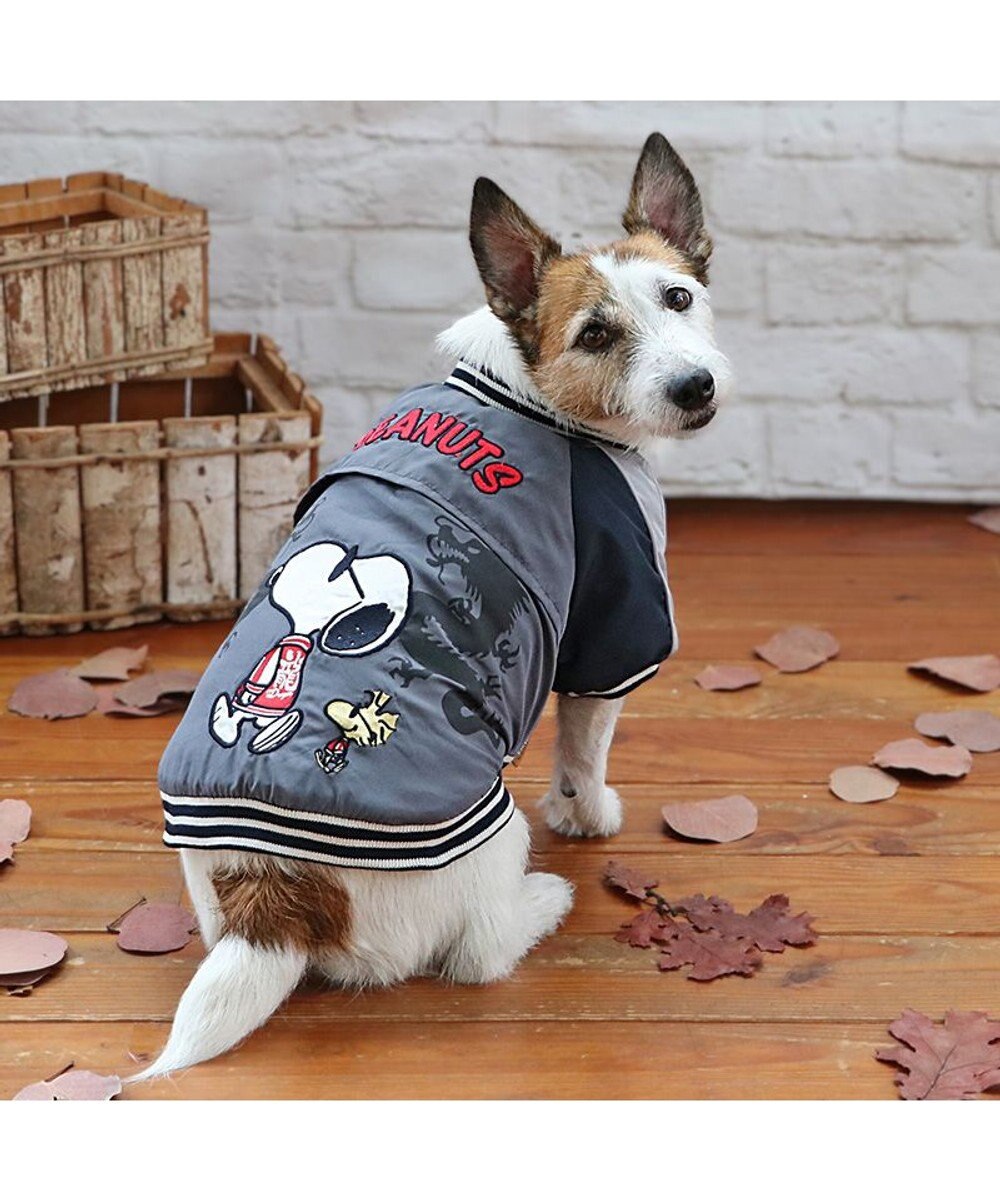 PET PARADISE スヌーピー 遠赤外線 スカジャン 《龍》 小型犬 
