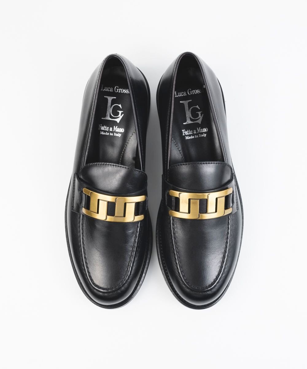 BONTRE 【Oggi 2月号掲載】【LucaGrossi/ルカグロッシ】幾何学ビットローファー/K072M-UA 