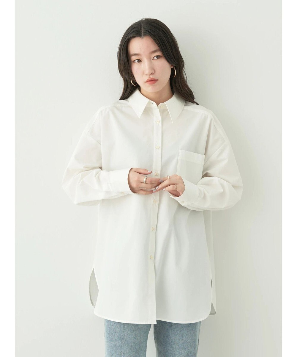 earth music&ecology ボーイズライクシャツ 