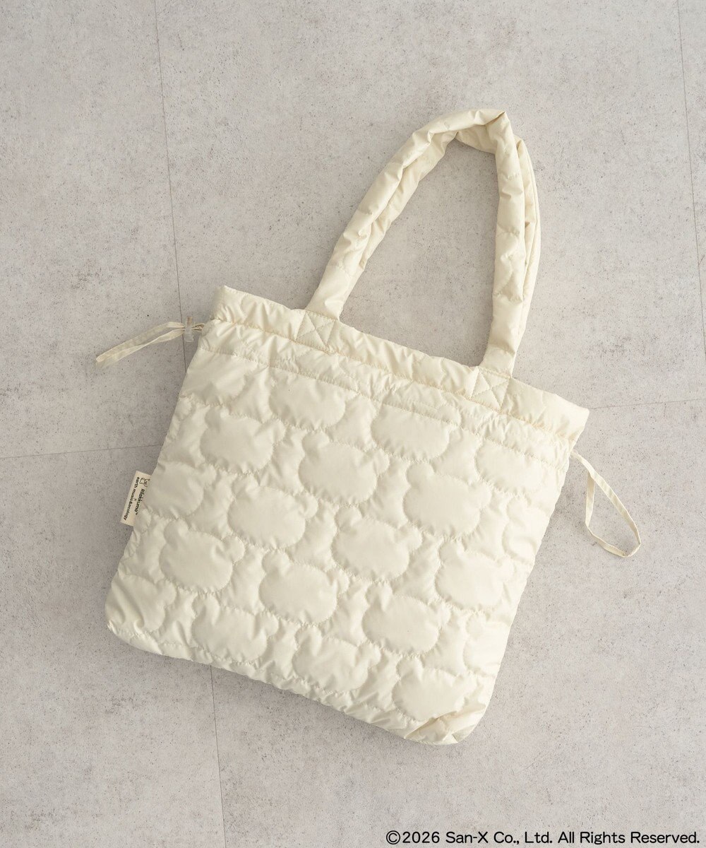 earth music&ecology 【予約】リラックマ×earth シルエットキルトトートバッグ 