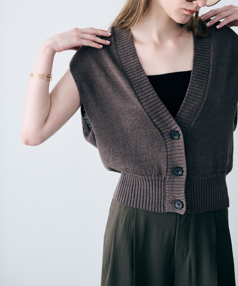 uncrave ラミーリネンニット ベスト 