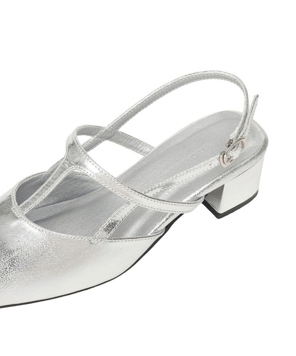 AMERICAN HOLIC Tストラップスクエアパンプス 