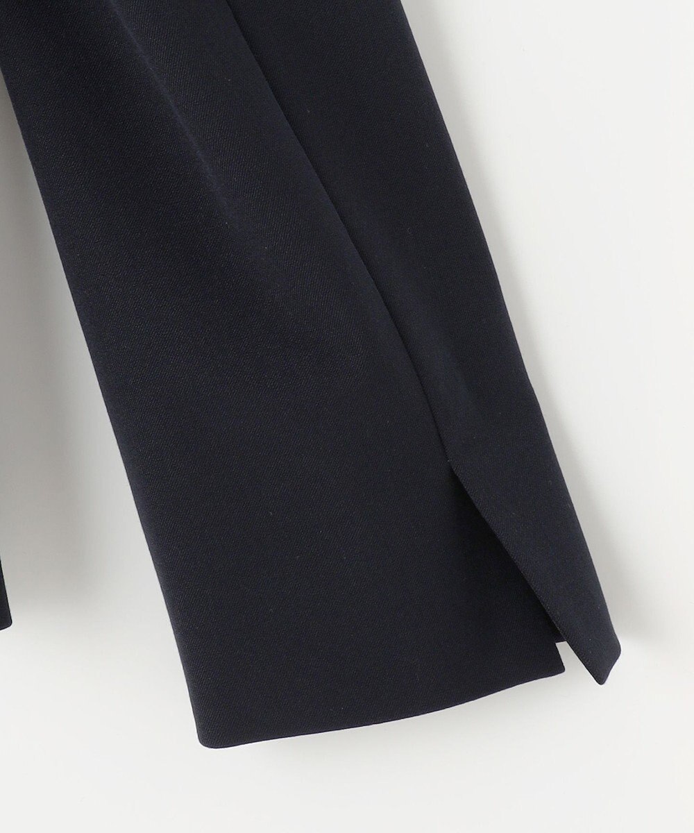 J.PRESS LADIES L 【洗える】T/Rアルガンシルク ノーカラー ジャケット 