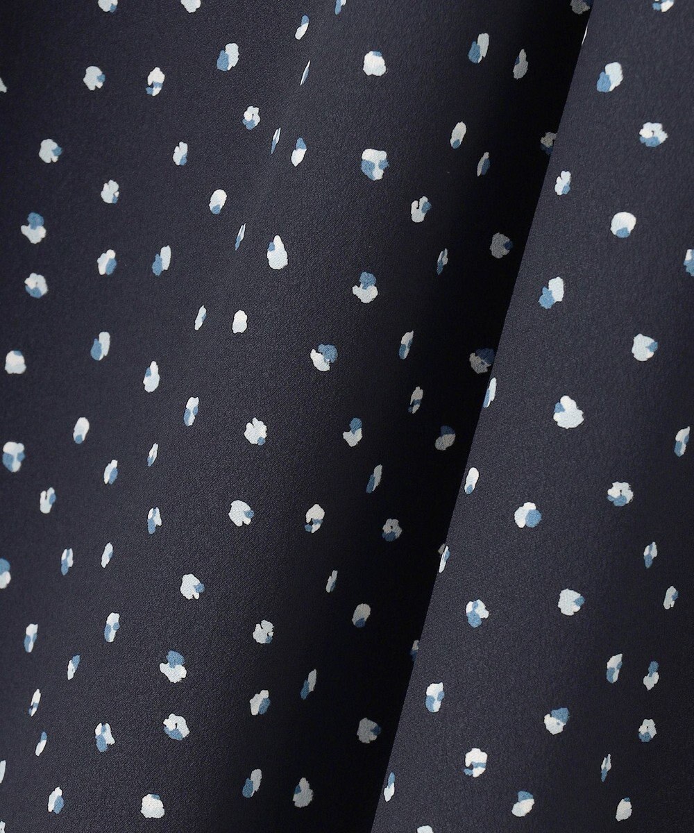 J.PRESS LADIES S 【洗える】ドット フラワープリント スカート 