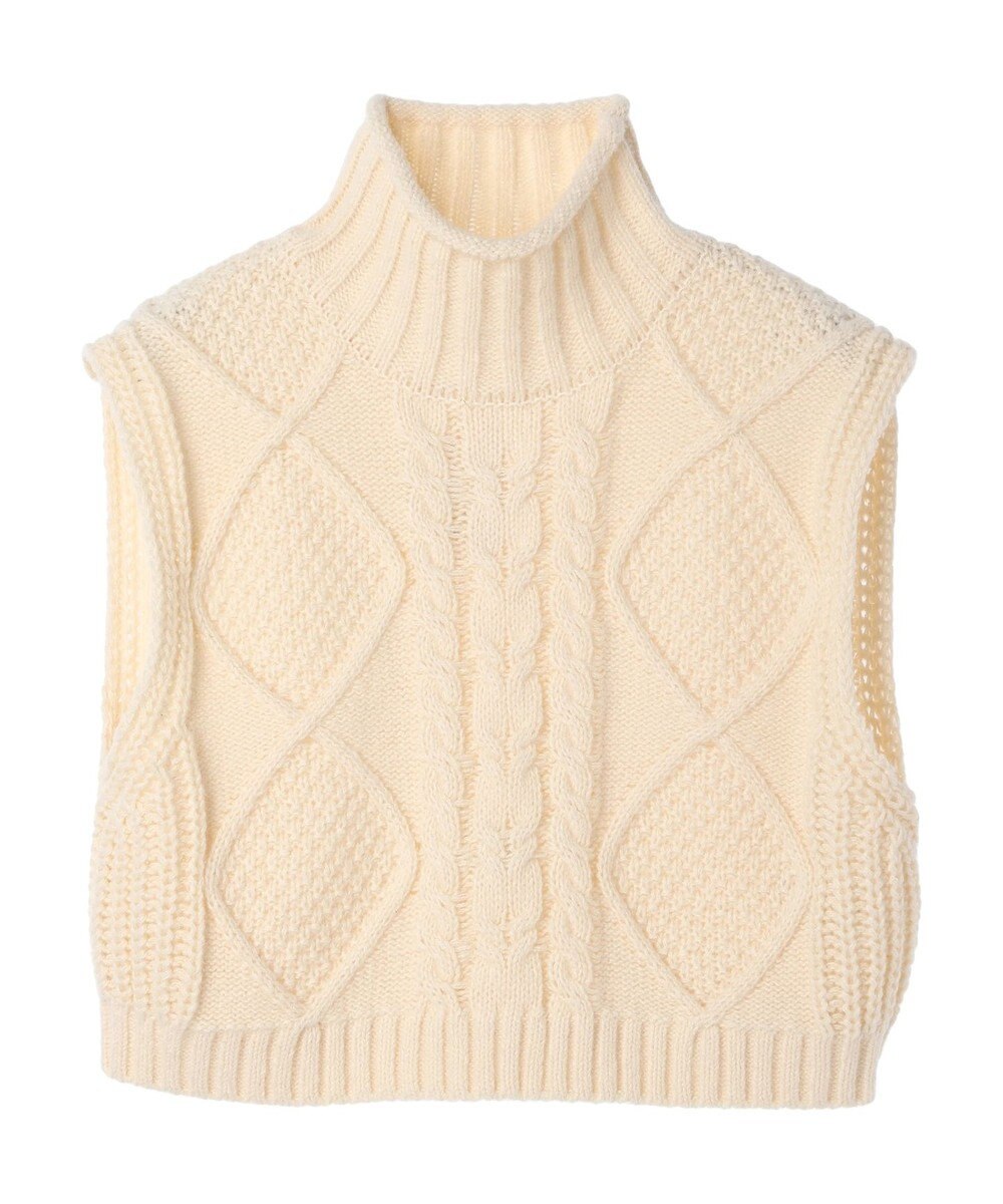 Green Parks ケーブルニットベスト 