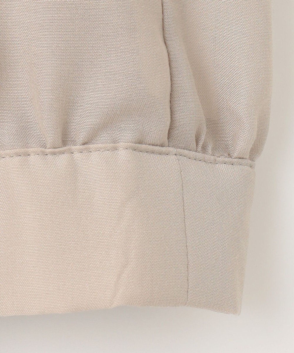 自由区 【カタログ掲載・接触冷感・洗える】ブライトシアーノーカラー ブルゾン 