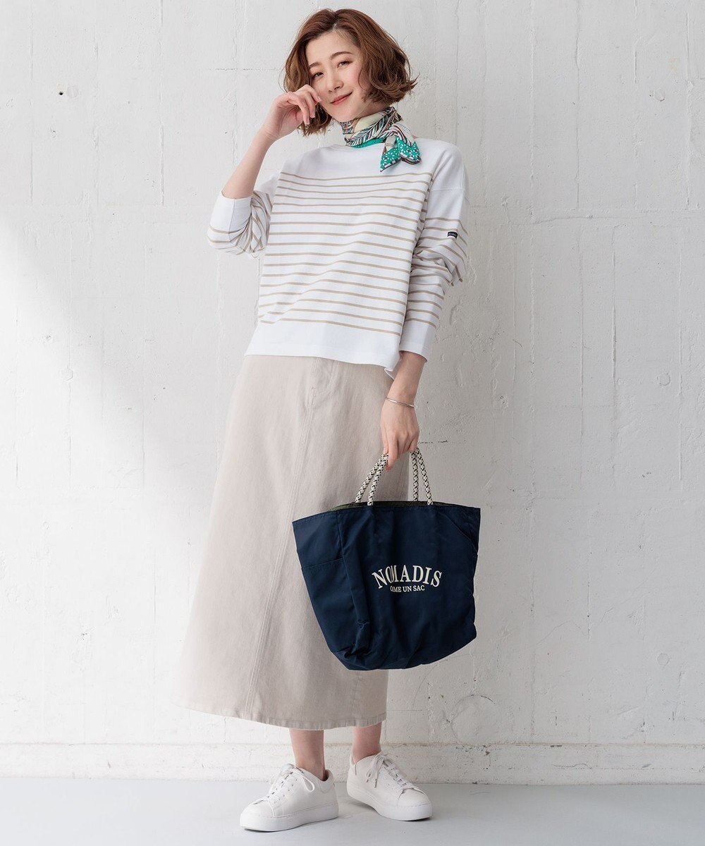 23区 【Oggi4月号掲載/洗える】Armor-lux パネルボーダー カットソー 