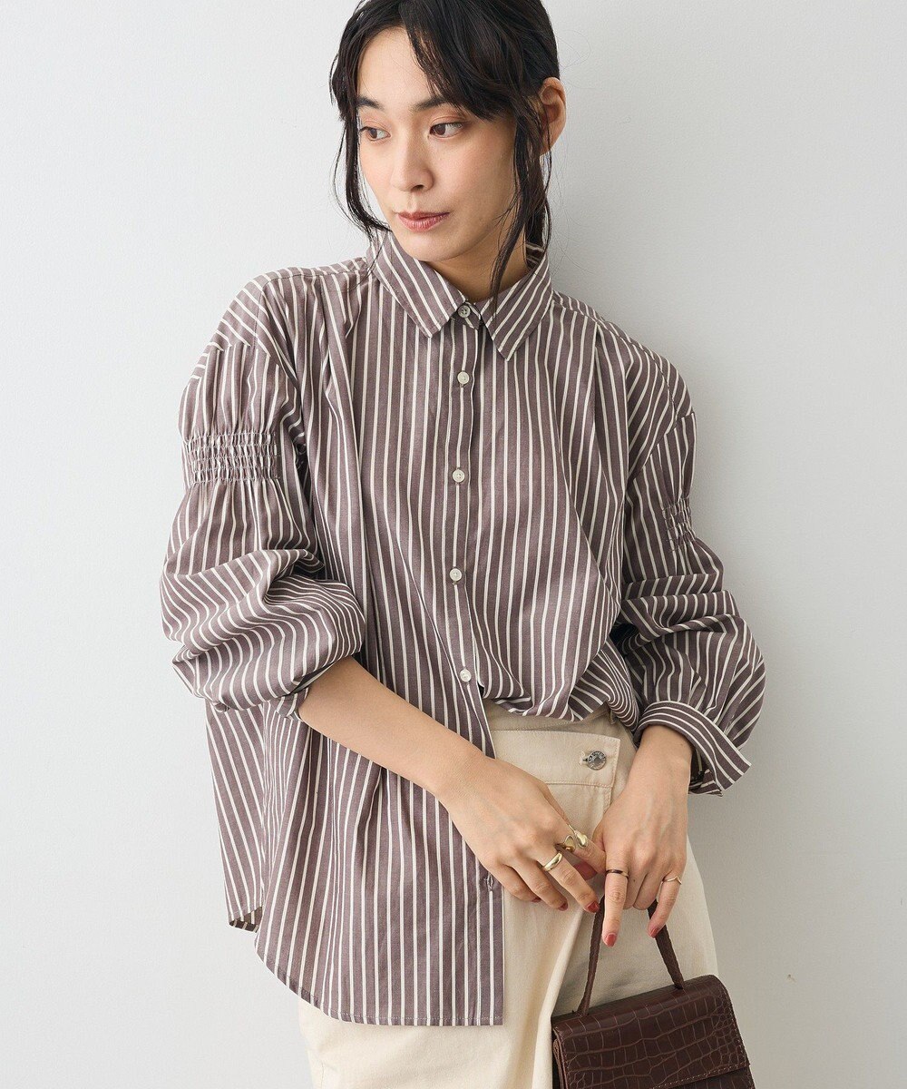 CRAFT STANDARD BOUTIQUE バックデザインレギュラーカラーシャツ 