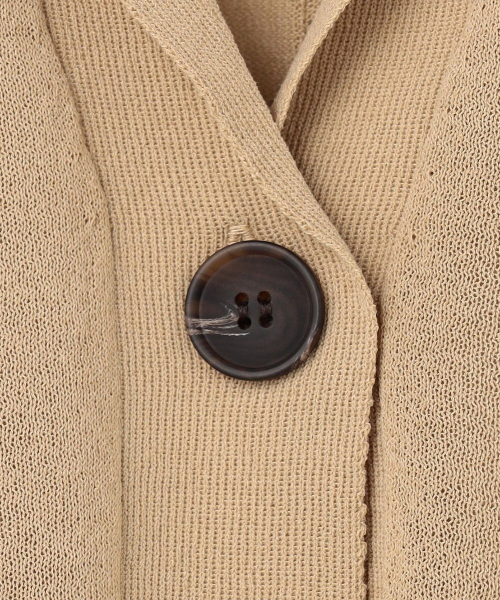 UNFILO シアーフォルムニット ジャケットジレ 