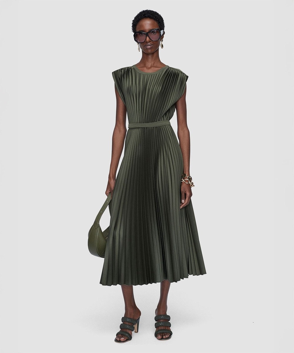 JOSEPH ニットウィーブプリッセドレス VOLTA 