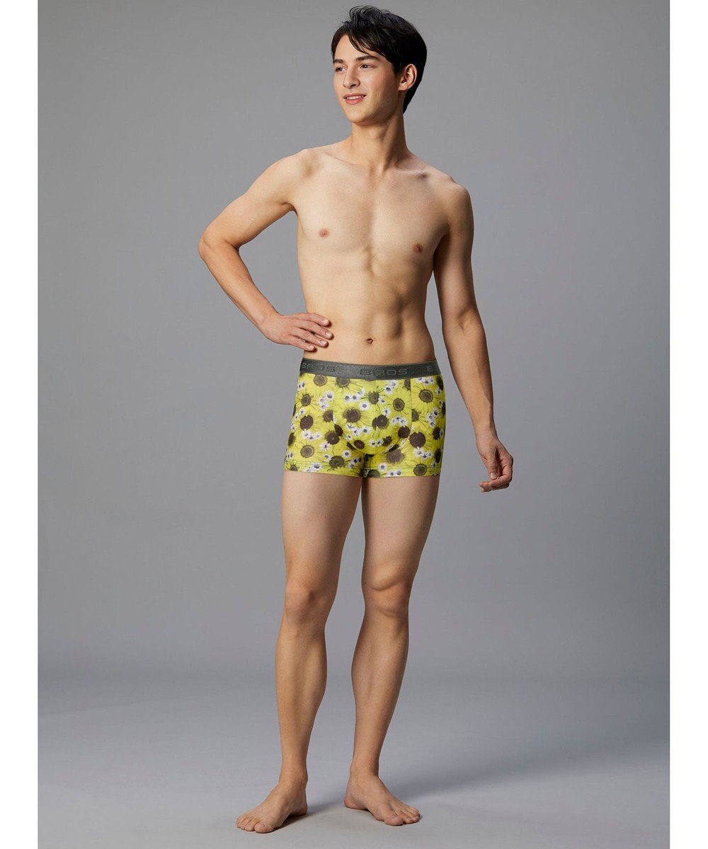 WACOAL MEN ボクサーパンツ 【ハナコトバパンツ】 フロント快適設計 肌あたり軽減設計 誕生日 記念日 前閉じ 下着 メンズ GT3221 /ブロス バイ ワコールメン 